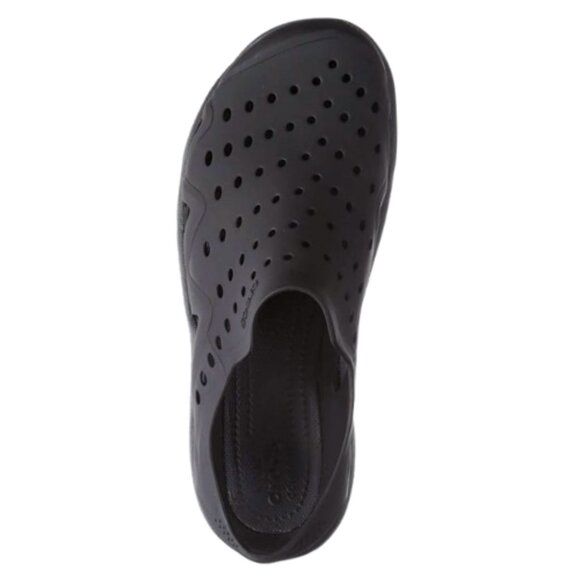 Crocs Swiftwater Wave Men's Black/Black Water/Activity Clog Sandal 7 M - Picture 2 of 2